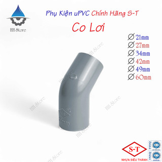 Co lơi, chếch 135 độ phi 21, 27, 34, 42, 49, 60mm. hàng chính hãng - nhựa siêu thành