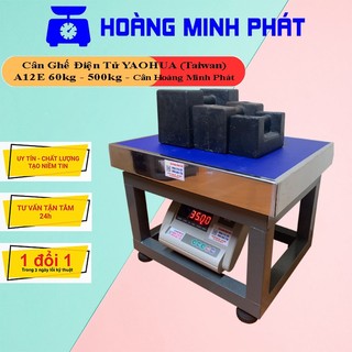 Cân Điện Tử Ghế Ngồi Chuyên Dụng A12E 100kg 150kg 200kg 300kg 500kg 60kg. Mâm cân INOX. Pin sạc