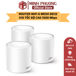Router wifi 6 deco x10 tốc độ cao 1500 mbps , 300 mbps - hàng chính hãng