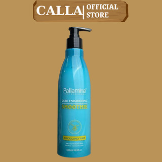 Gel bóp tóc uốn xoăn PALLAMINA 500ML tạo kiểu Tóc giữ nếp tóc xoăn mềm bóng
