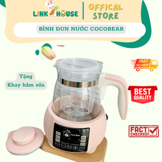 Bình đun nước, ấm đun nước pha sữa coco bear hâm sữa cho bé