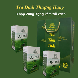 Trà đinh thượng hạng 3 hộp 200g trà tâm thái trà đinh ngọc tân cương thái nguyên