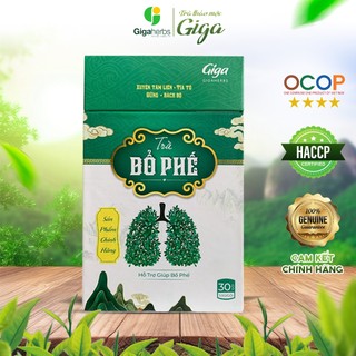 Trà túi lọc bổ phế Gigaherbs giúp thanh nhiệt, giảm ho hiệu quả - Hộp 30 túi lọc