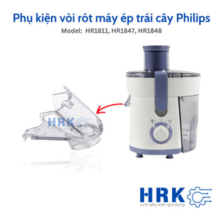 [Phụ kiện] Vòi máy ép trái cây Philips HR1811 chính hãng