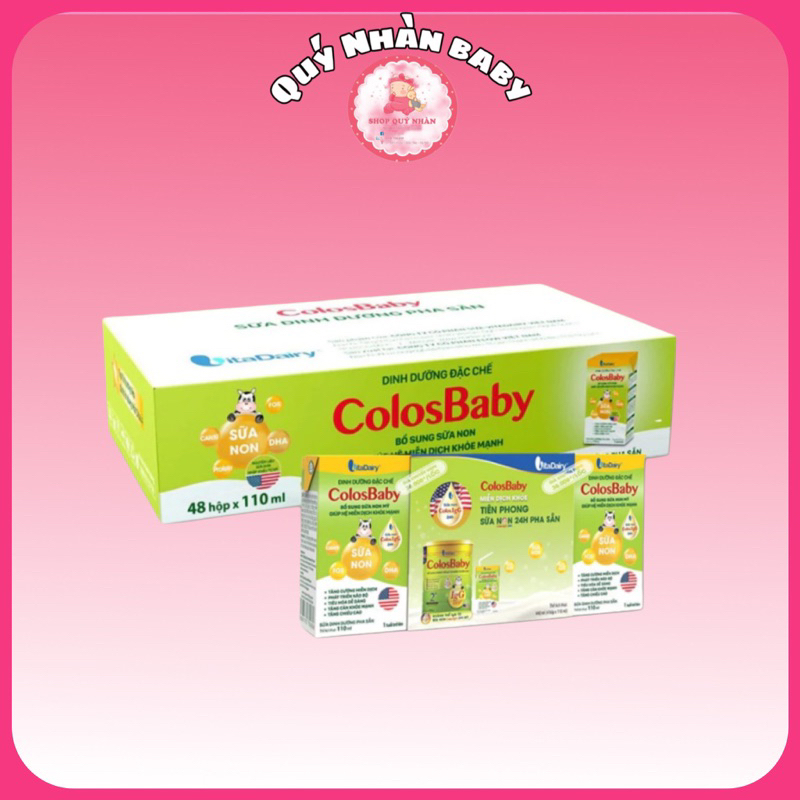 Sữa Bột Pha Sẵn Colosbaby Gold 110ml [Thùng 48 hộp]