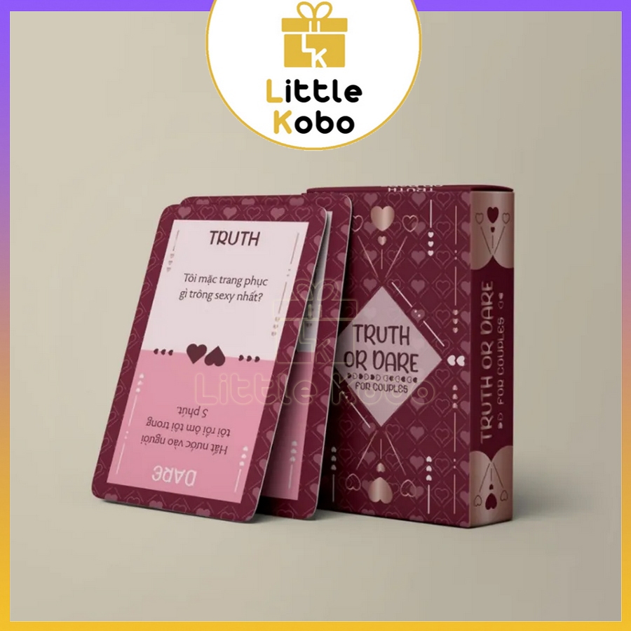 [Couple] Bộ Bài Truth Or Dare Nói Hay Làm Thật Hay Thách Cho Cặp Đôi Boardgame Thú Vị Hẹn Hò