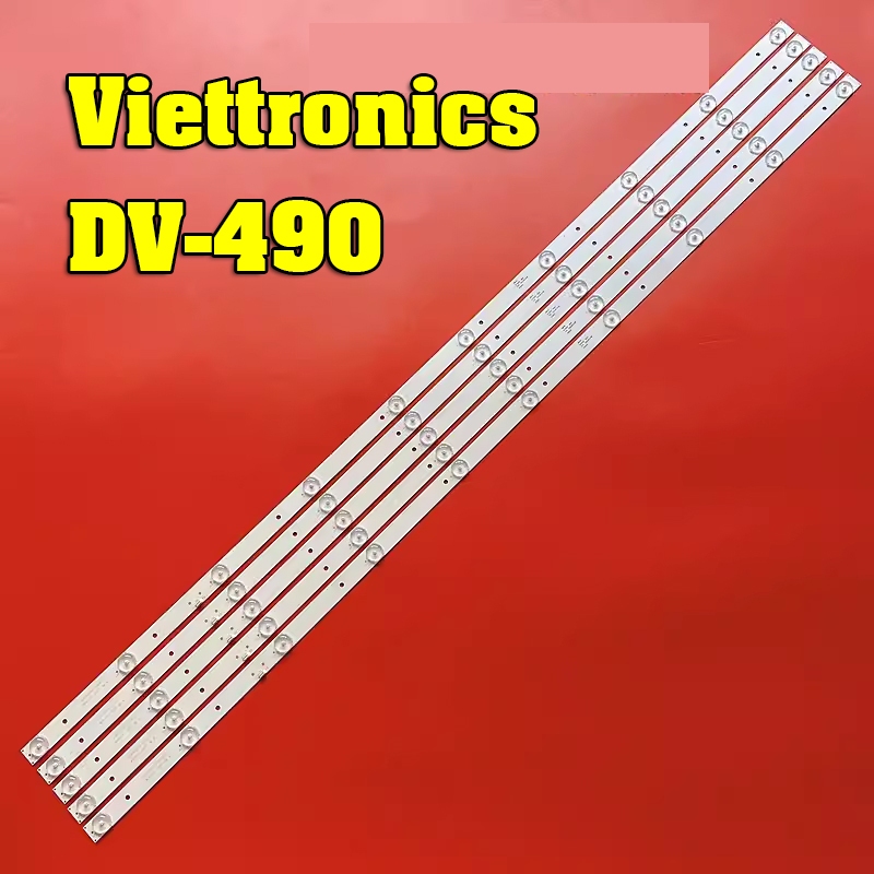 Viettronics DV-490 - Bộ 5 thanh 10 Led 3v 98cm cho tivi Viettronic DV-490 JL.D50052235-017HS-F
