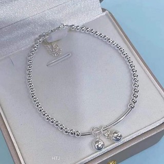 Lắc tay bi bạc treo chuông