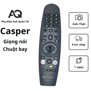 Remote tv casper , Điều khiển tivi Casper W1 chuột bay và giọng nói mới chính hãng