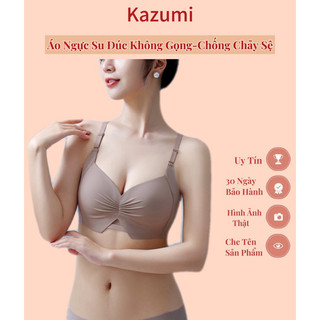 Áo Ngực Không Gọng KAZUMI,Áo Lót Chất Su Đúc Đệm Mỏng Nâng Ngực  Không Lộ Viền A03