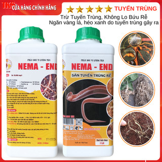 Nấm Săn Tuyến Trùng Rễ NEMA Săn Bắt Và Tiêu Diệt Tuyến Trùng Hại Rễ - Chai 1 LÍT