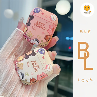 Case airpod vỏ ốp bảo vệ bao đựng tai nghe 1 2 3 4 pro vỏ hộp sạc ốp đôi Best friend
