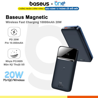 Sạc dự phòng Sạc Nhanh Không Dây Baseus Magnetic Wireless Fast charging Power bank 10000mAh 20W 2022