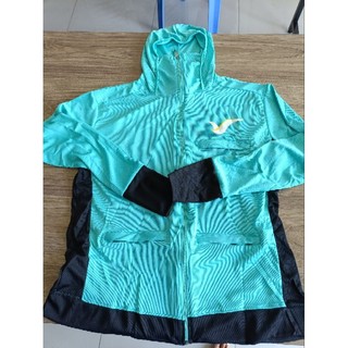 Áo khoát thun chống nắng có mũ trùm Xanh SM