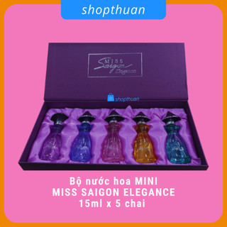 Bộ Nước Hoa Miss Saigon Elegance 15ml x 5 chai