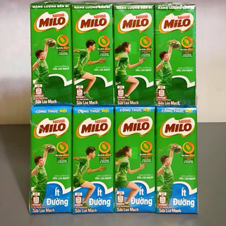 Lốc 4 hộp sữa milo 110ml/180ml