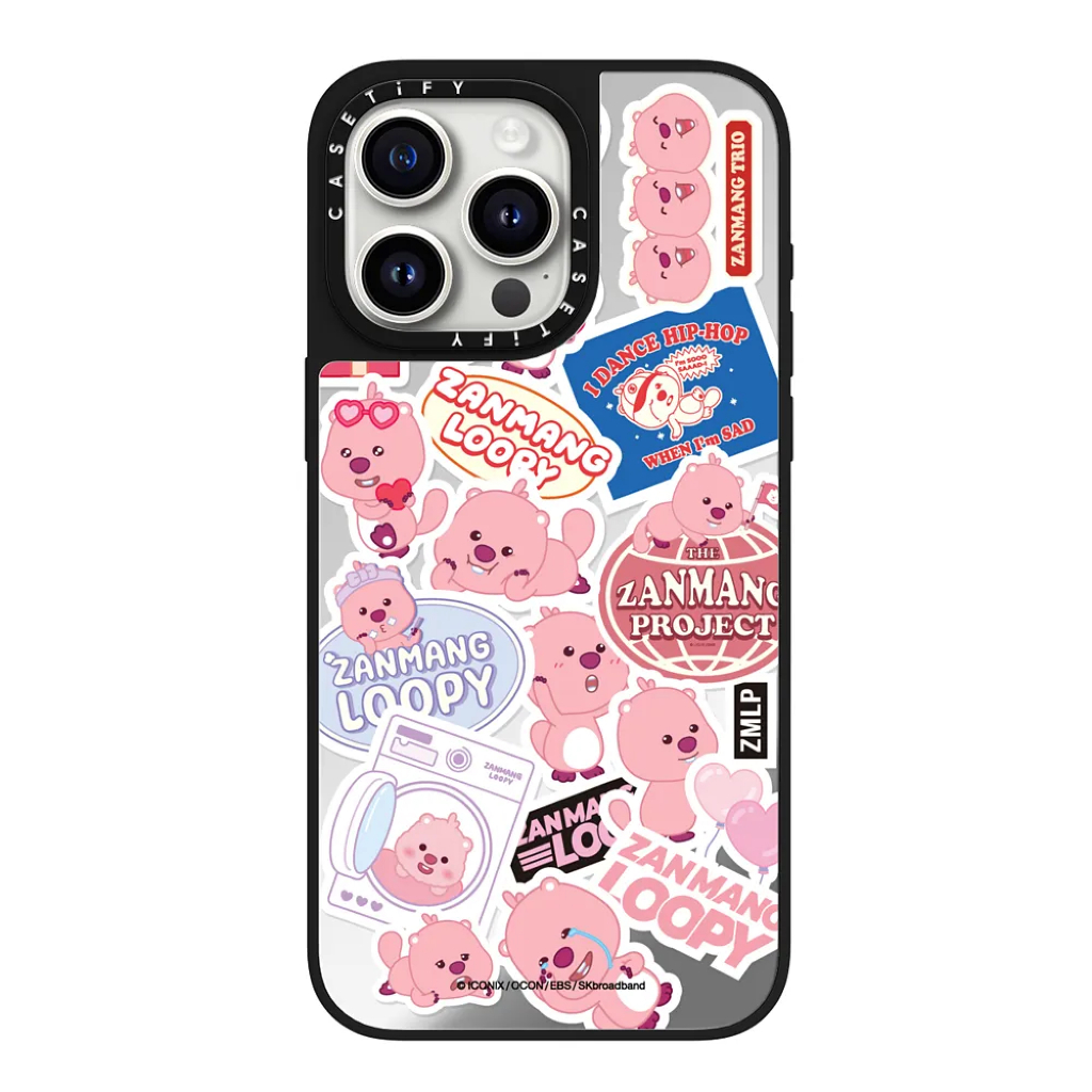 Ốp Lưng CASETiFY Zanmang Loopy 2D Sticker Case | Mirror |
