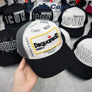 Mũ lưỡi trai DSQ khoá nút thời trang nam nữ, Nón Dsquared2 kết kaki phối lưới thoáng mát MrCaps