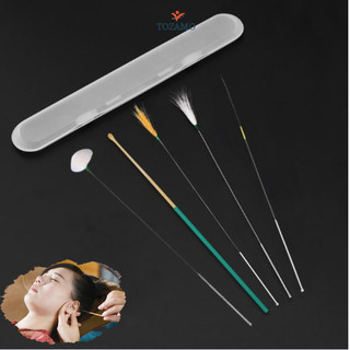 Bộ 5 dụng cụ lấy ráy massa tai chuyên nghiệp- kèm hộp đựng