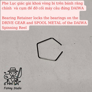 Bearing Retainer for DAIWA Spinning Reel (Phe gài khoá máy câu đứng Daiwa)
