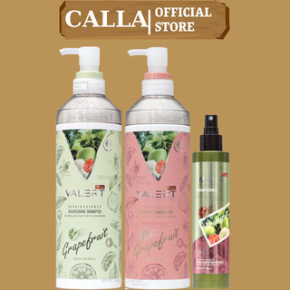 Cặp dầu gội xả bưởi VALERT GRAPEFRUIT 850ml * 2 chống rụng kích mọc tóc phục hồi tóc hư tổn