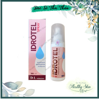   100mL  Chai xịt IDROTEL Spray ngăn tiết mồ hôi tay chân nách 