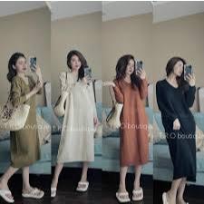 Xã new (Bất kì) Váy len hàng shop, đầm len nữ