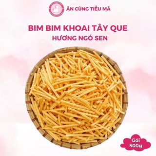 Snack Bim Bim Khoai Tây Que Hương Ngó Sen Tẩm Vị Giòn Tan Ngọt Cay Nhẹ Ăn Vặt Ăn Nhẹ 500g