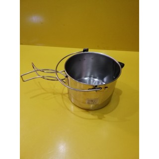 Ca inox nội địa Nhật, size 12cm, cao 8.5cm , Không dùng từ