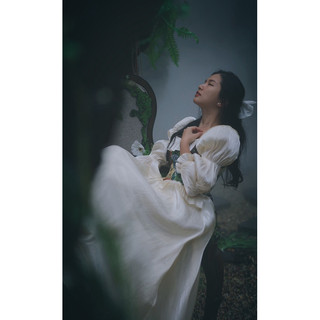 Đầm style tiểu thư cổ điển ( ảnh thật)