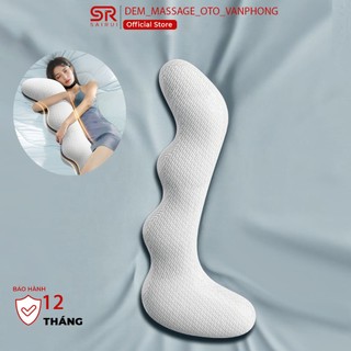 Gối ôm dài ngủ cao su non dành cho người lớn, gối ôm bà bầu công thái học