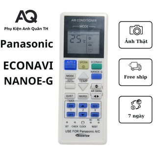 Remote máy lạnh panasonic , điều khiển điều hòa PANASONIC INVERTER A75C4143 ( BH 6 THÁNG )