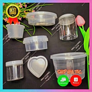 Hủ đựng Slime đẹp Nguyên liệu làm Slime.
