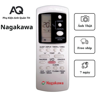 Remote điều khiển điều hòa Nagakawa 1&2 chiều các dòng Nagakawa NIS-C NS-C NIS-A NS-A Inverter
