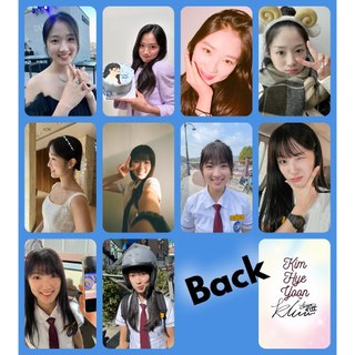 Set 10 card giấy bo góc in  2 mặt ảnh Kim Hye Yoon