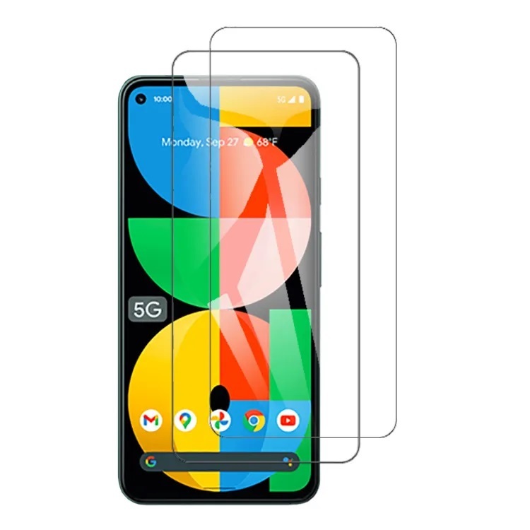 Kính cường lực trong suốt Google Pixel 5A (Kèm miếng lau)
