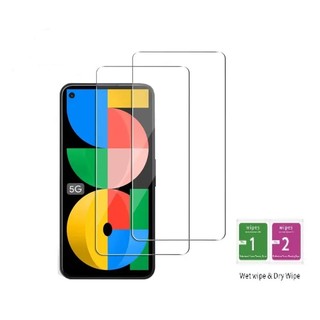 Kính cường lực trong suốt Google Pixel 5A (Kèm miếng lau)