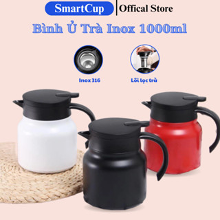  Bình Ủ Trà Giữ Nhiệt 1 Lít Có Lõi Lọc Chất Liệu Inox 316 Cao Cấp 2 Lớp Giữ Nhiệt 6 - 10 Tiếng 
