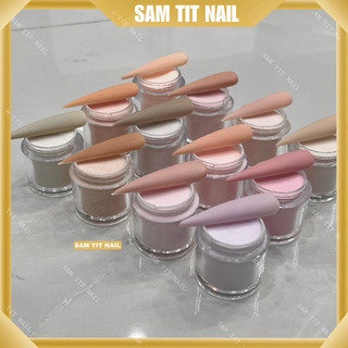 Sét 12 màu bột đắp móng Mỹ 5in1 dẻo dễ vuốt [nặn hoa, bột nhúng, ombre, đắp, mable] (sét 5g-10g)