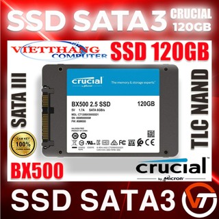 Ổ cứng 120g ssd crucial - ssd 120g crucial sata3 sức khoẻ good rất đẹp - thương hiệu mỹ chuẩn zin xịn