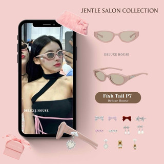 Jennie Salon Kính mát nam nữ Fish Tail Jennie Eyev cao cấp chống uv400