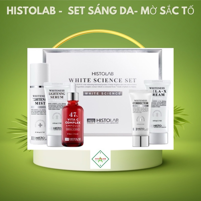 SET DƯỠNG DA TRẮNG SỨ - HISTOLAB WHITE SCIENCE