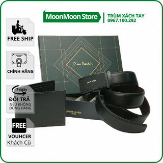Set Ví Da Dây Nịt Nam PIERRE CARDIN Nguyên Bộ Săn SALE Malaysia PCS2