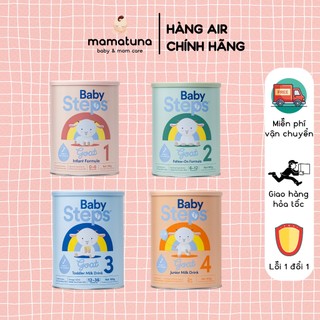  Sữa dê nguyên kem Baby steps 900g Úc date 2026 