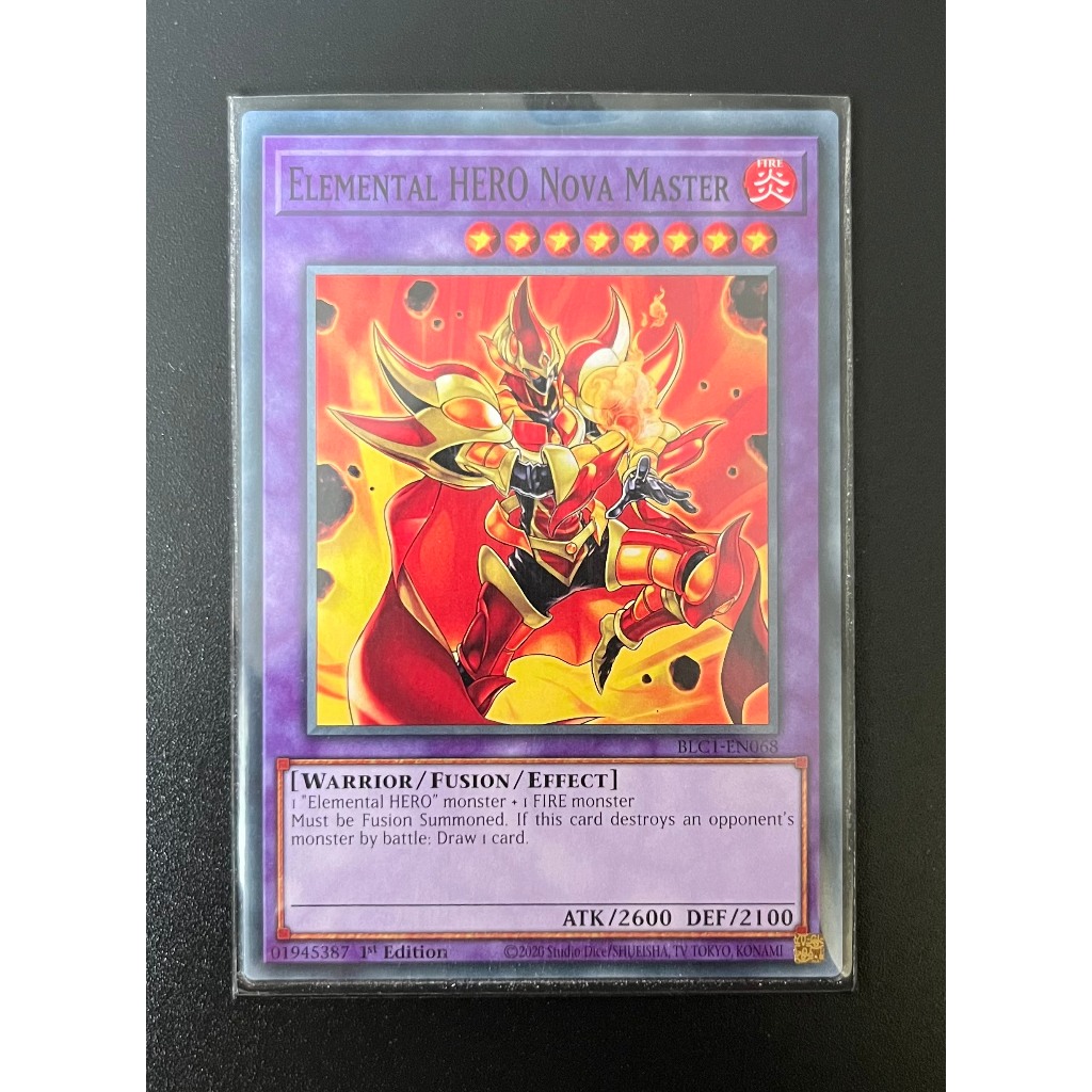 YMS - [Thẻ bài Yugioh] - [TCG-UK] - BLC1-EN068 - Elemental HERO Nova Master - Common 1st Edition