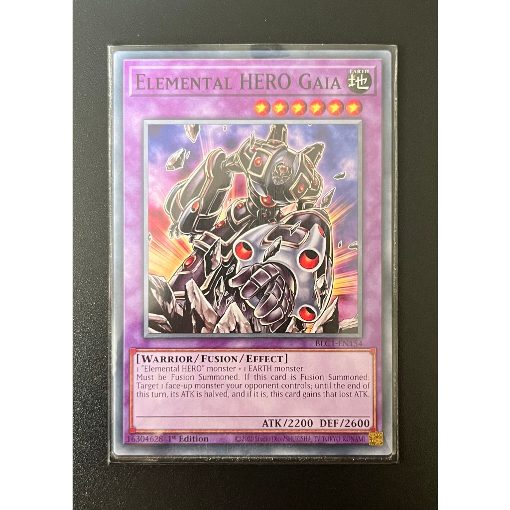 YMS - [Thẻ bài Yugioh] - [TCG-UK] - BLC1-EN154 - Elemental HERO Gaia - Common 1st Edition