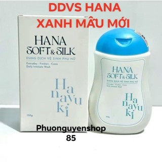 (CHÍNH HÃNG)DUNG DỊCH VỆ SINH HANA XANH SOFT SILK
