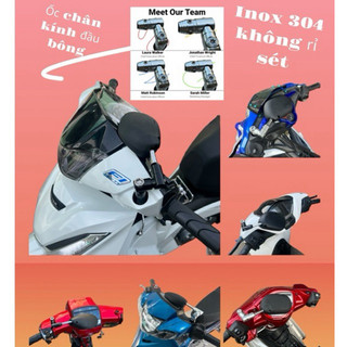(lắp sẵn) gương xoay / kính xoay 360 độ dành cho tất cả các loại xe tặng kèm cục đôn chân kính