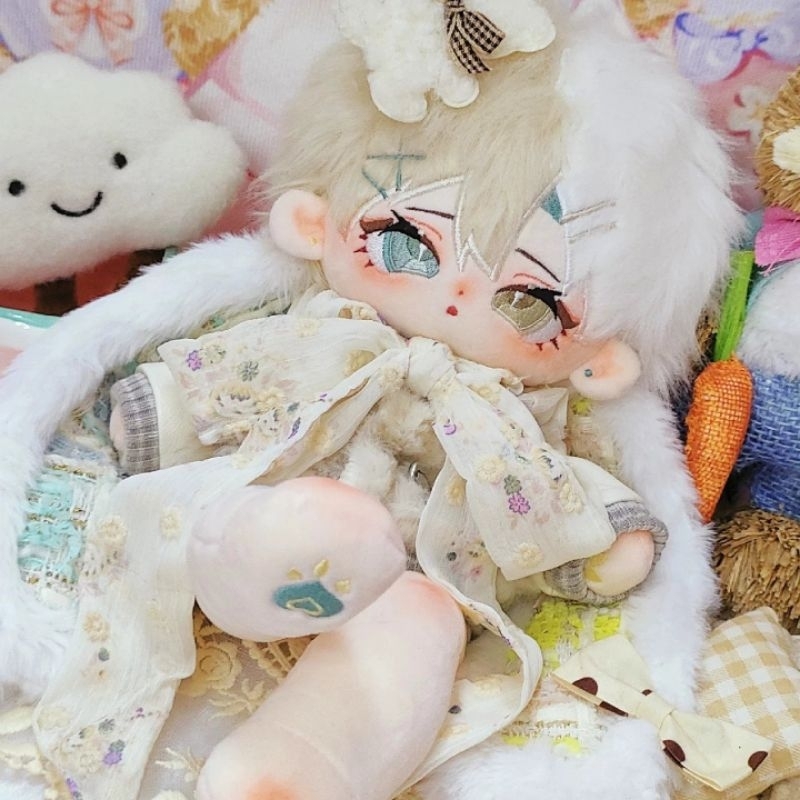 [Miyo] Kusiri - doll bông 30cm không xương có đuôi, khăn lông