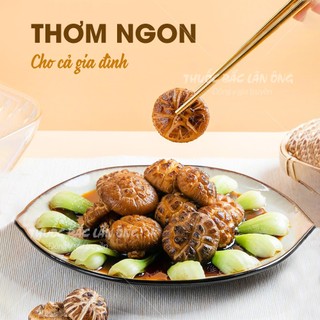 Nấm đông cô khô Nhật Bản 1kg, tai nấm to, trắng, thơm ngon, dùng hầm canh, pha trà - Lãn Ông